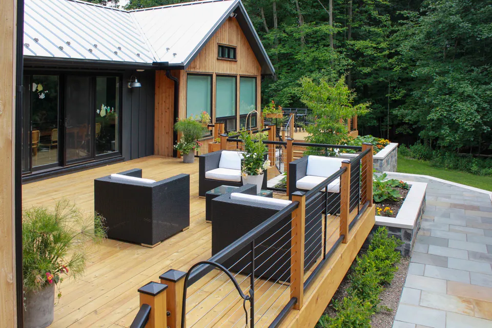 Wooded Deck & Pavilion in Worthington, OH